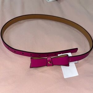 Pink Bow Women's Belt